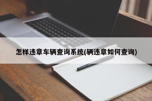 怎样违章车辆查询系统(辆违章如何查询)